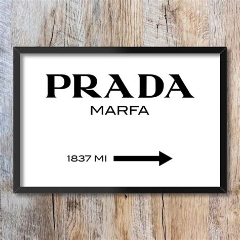 quadro prada marfa fai da te|1.